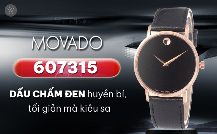 Movado 0607315 chấm đen huyền bí