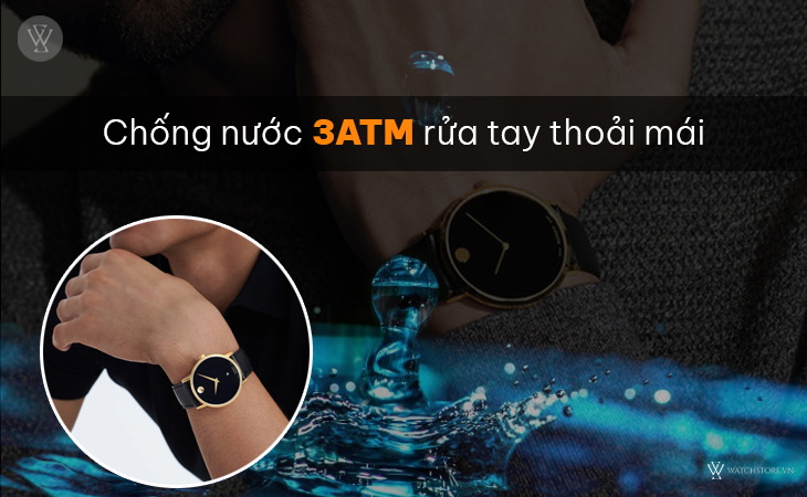 Movado 0607315 chống nước 3ATM