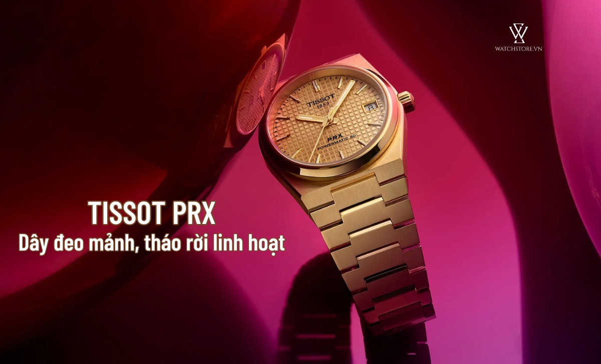 tissot prx dây linh hoạt