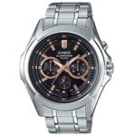 Casio 46.8mm Nam MTP-E204D-1AVDF - Ảnh 1