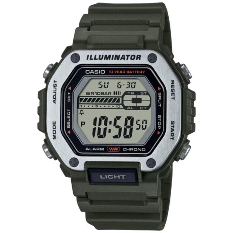 Casio 50.8 × 47.2 mm Nam MWD-110H-3AVDF