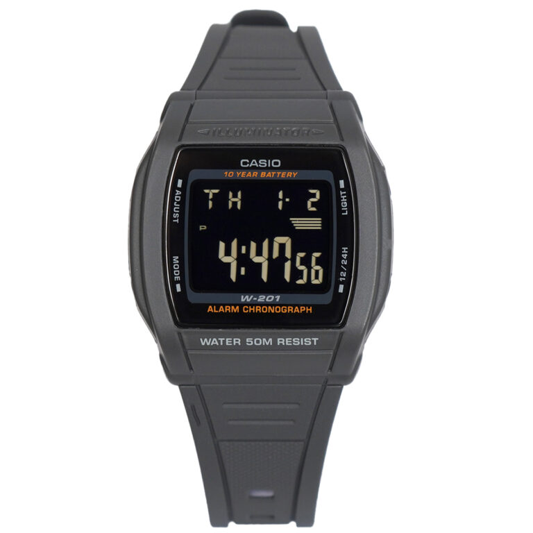 Casio 40.4 × 36 mm Nữ W-201-1BVDF