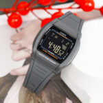 Casio 40.4 × 36 mm Nữ W-201-1BVDF - Ảnh 2