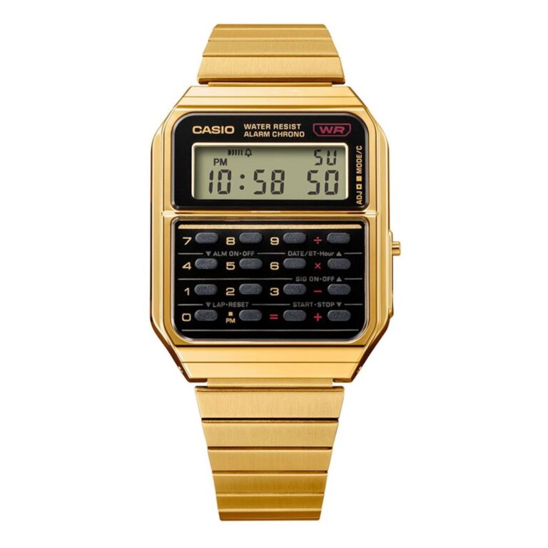 Casio 43.2 × 34.4 mm Unisex CA-500WEG-1ADF