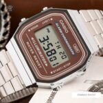 Casio 38.6 × 36.3 mm Unisex A168WA-5AYDF - Ảnh 4