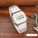 Casio 38.6 × 36.3 mm Unisex A168WA-8AYDF - Ảnh 2