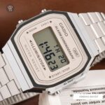 Casio 38.6 × 36.3 mm Unisex A168WA-8AYDF - Ảnh 4