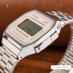 Casio 38.6 × 36.3 mm Unisex A168WA-8AYDF - Ảnh 5