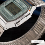 Casio 38.6 × 36.3 mm Unisex A168WA-3AYDF - Ảnh 5