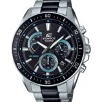 Casio 47mm Nam EFR-552BK-1A - Ảnh 1