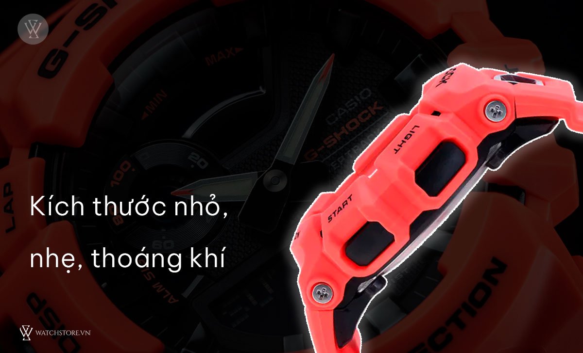 Đồng hồ G-Shock GBA-900 21 Kích thước nhỏ nhẹ thoáng