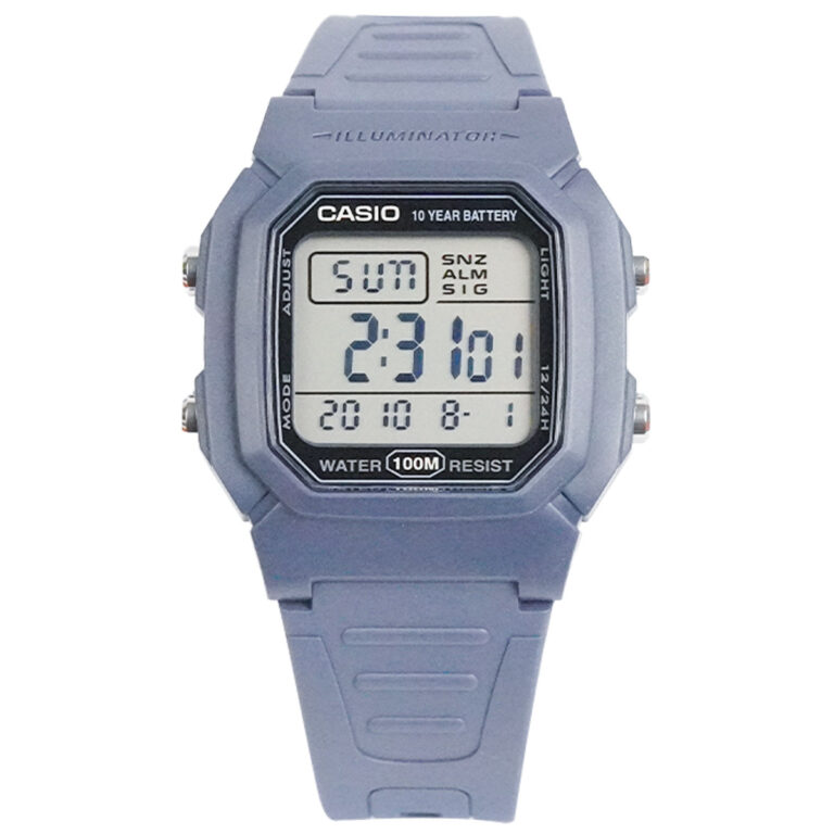Casio 44.2 × 36.8 mm Nam W-800H-2AVDF