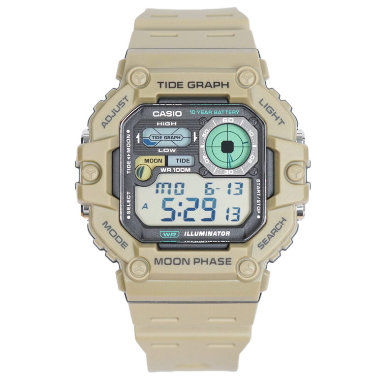 Casio 52.5 × 48.6 mm Nam WS-1700H-5AVDF