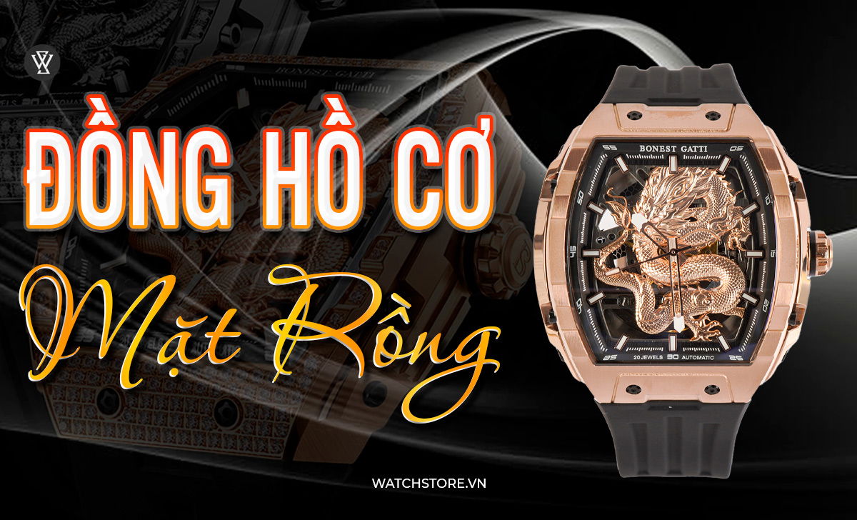 Đồng hồ cơ mặt rồng 1 Đồng Hồ Cơ Mặt Rồng