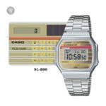 Casio 36.3mm Unisex A168WEHA-9ADF - Ảnh 3