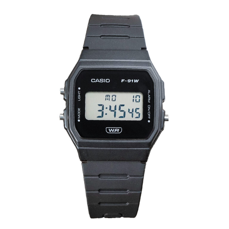 Casio 35.2 mm Unisex F-91WB-1ADF
