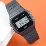 Casio 35.2 mm Unisex F-91WB-1ADF - Ảnh 5