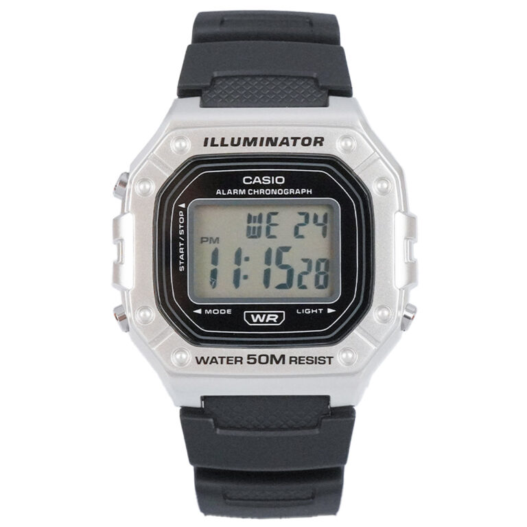 Casio 44.4 mm x 43.2 mm Nam W-218HM-7AVDF