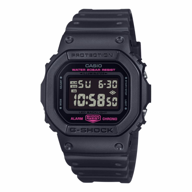Casio 48.9 × 42.8 × 13.4 mm Unisex DW-5600PK-1DR
