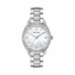 Bulova 32mm Nữ 96R228 - Ảnh 1