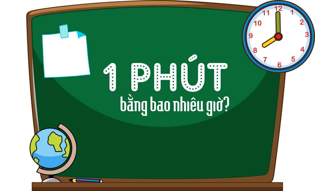 1 phút bằng bao nhiêu giờ? Cách đổi phút sang giờ đồng hồ đơn giản 1 1 phút bằng bao nhiêu giờ