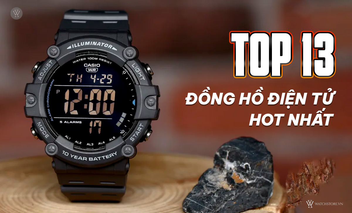 Các loại đồng hồ điện tử đẹp, bán chạy nhất 2024 1 13 đồng hồ điện tử hot nhất