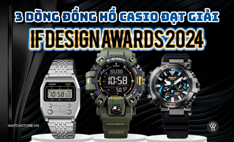 3 dòng đồng hồ Casio đạt giải thưởng iF Design Awards 2024