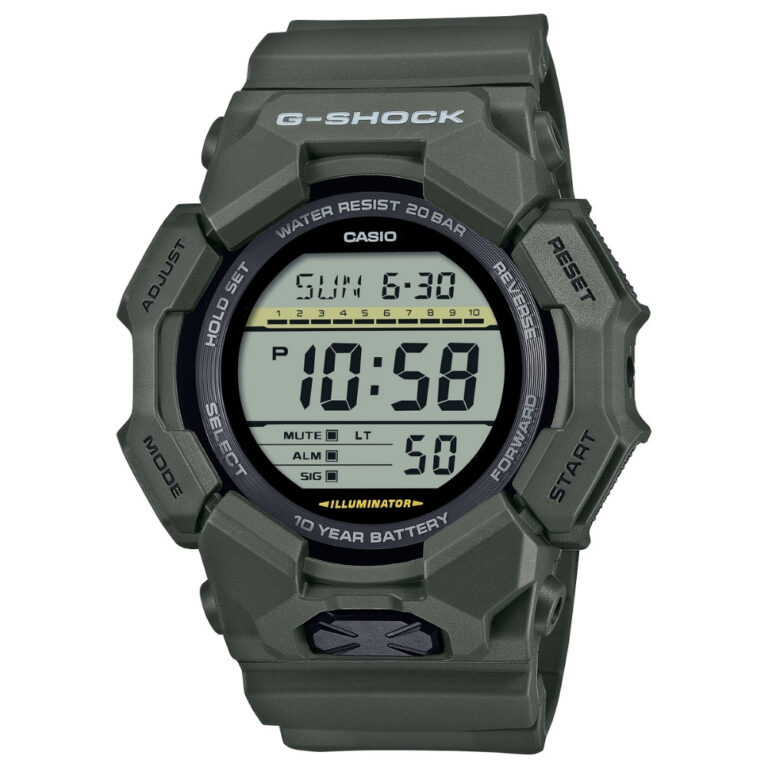 Casio 54.9 x 51.9 x 16.1mm Nam GD-010-3DR