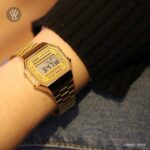 Casio 38.6 × 36.3 mm Unisex A168WG-9WDF - Ảnh 7