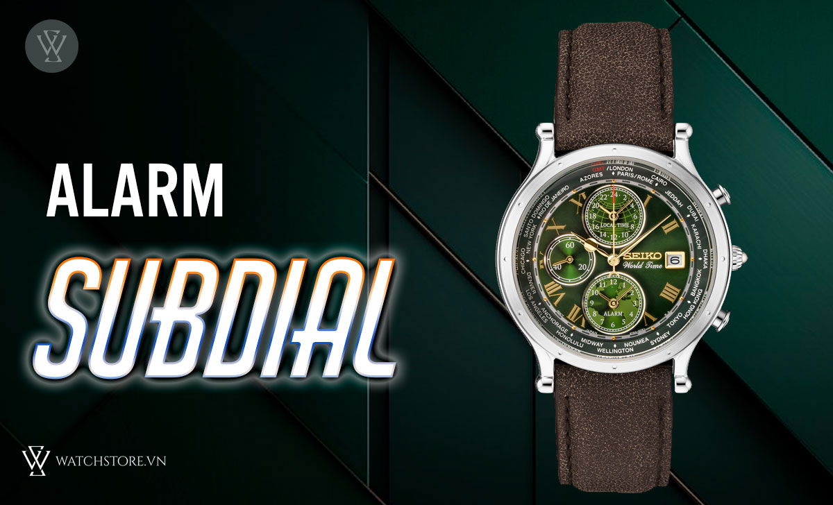 Subdial là gì? 8 loại mặt số phụ phổ biến trên đồng hồ 6 Alarm Subdial