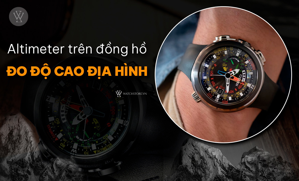 Altimeter trên đồng hồ là gì? 8 đồng hồ Altimeter nên mua 1 Altimeter đo độ cao địa hình