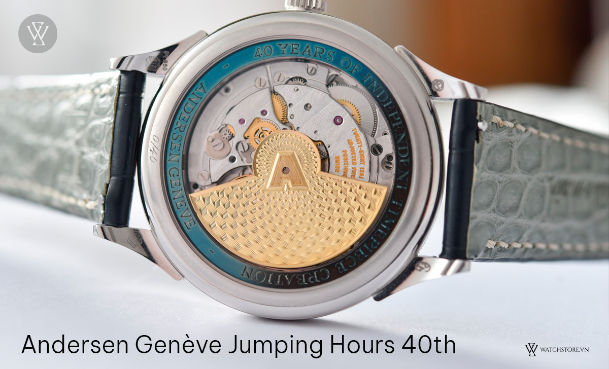 Jump hour là gì? 12 model đồng hồ nhảy giờ nổi bật nhất 9 Andersen Genève Jumping Hours 40th