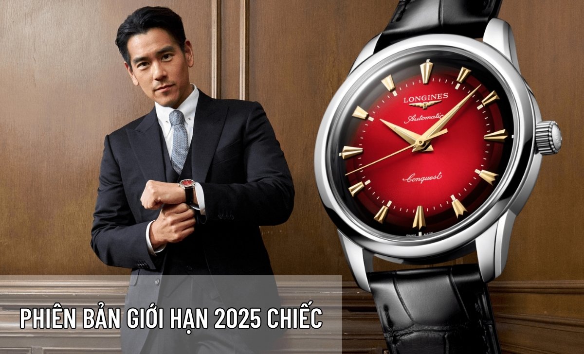 Longines Conquest Heritage 2025 - Đồng hồ mừng năm Ất Tỵ 3 bản giới hạn 2025 chiếc