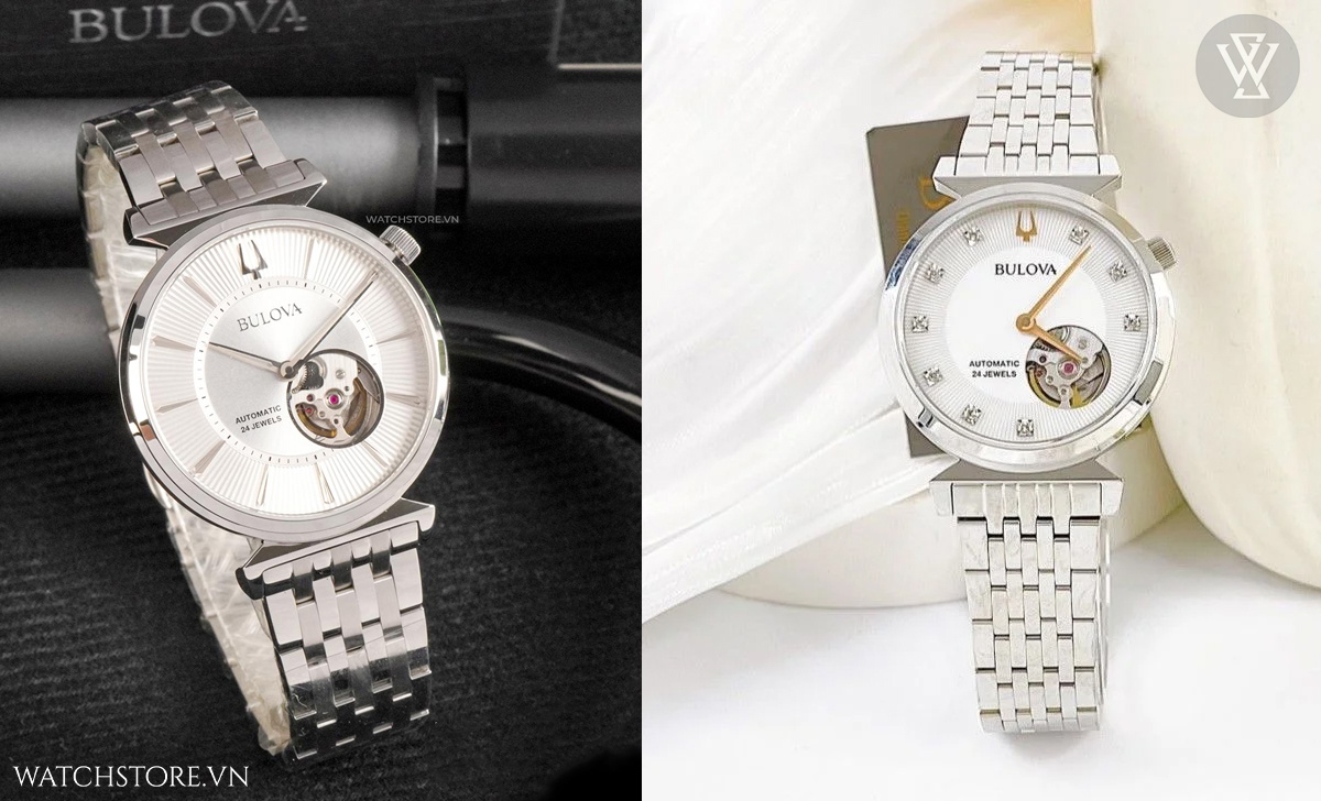 Đồng hồ tặng quà kỷ niệm ngày cưới cho bố mẹ đẹp, bền, ý nghĩa 8 bulova