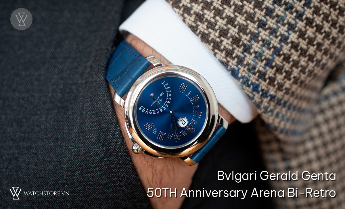 Jump hour là gì? 12 model đồng hồ nhảy giờ nổi bật nhất 12 Bvlgari Genta 50TH Anniversary