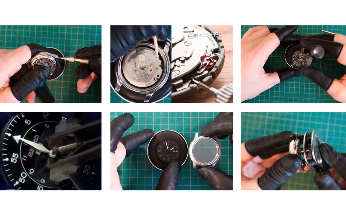 các bước mod Seiko