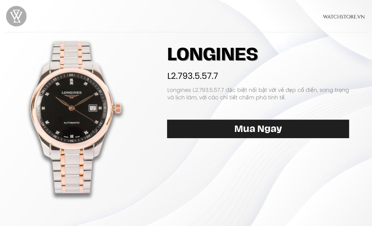 cac mau dong ho nam sang trong longines l2 793 5 57 7 3