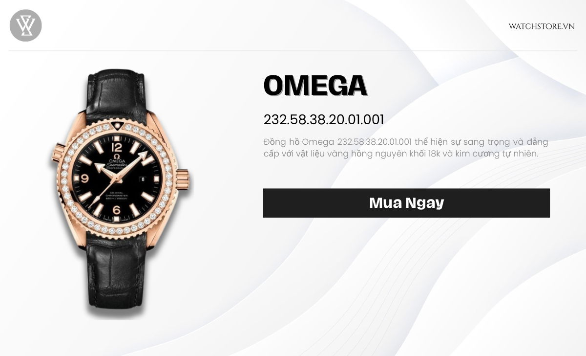 cac mau dong ho nam sang trong omega 232 58 38 20 01 001 2