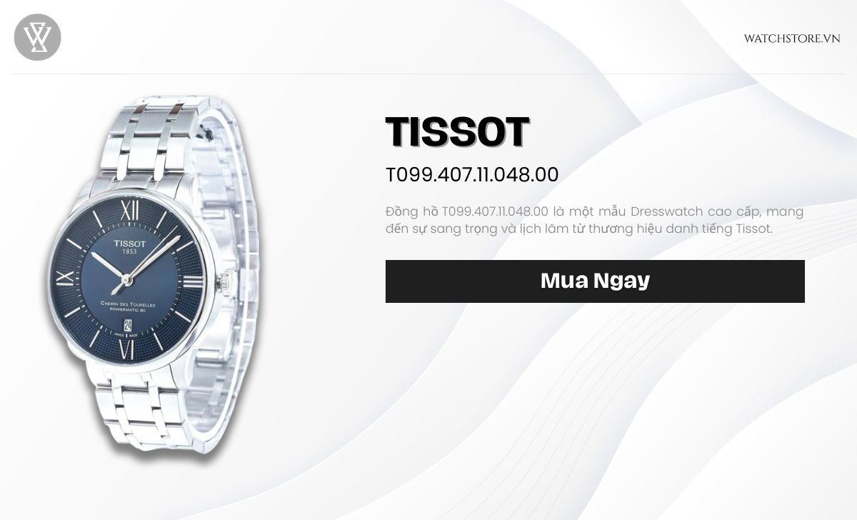 cac mau dong ho nam sang trong tissot t099 407 11 048 00 7