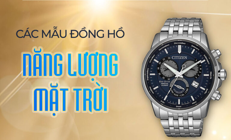 Gợi ý các mẫu đồng hồ năng lượng mặt trời hiện đại, sành điệu, dễ thao tác