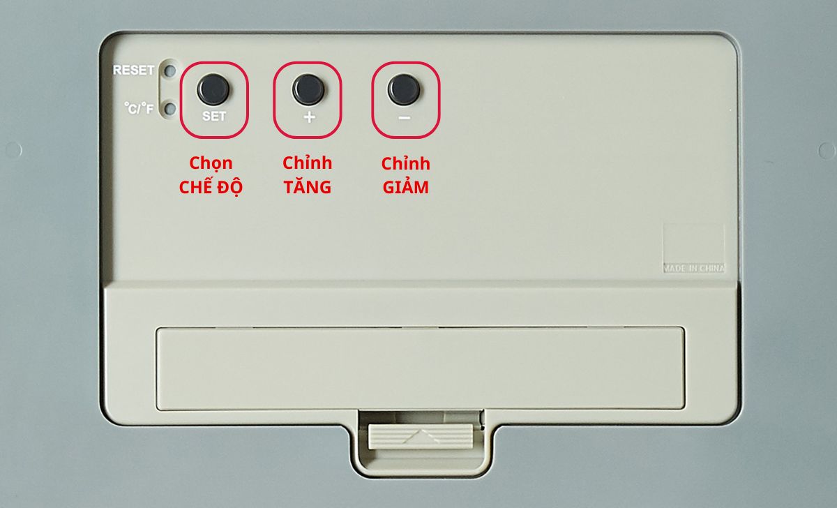 Cách tự chỉnh đồng hồ điện tử treo tường tại nhà: giờ, ngày, nhiệt độ, độ ẩm, báo thức 1 các nút chỉnh ngày giờ đồng hồ điện tử treo tường