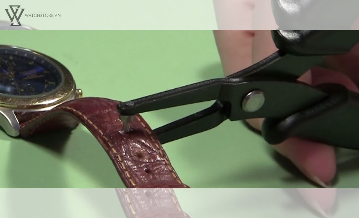 Cách đục lỗ dây da đồng hồ tại nhà chỉ sau 5 giây - Ảnh 2