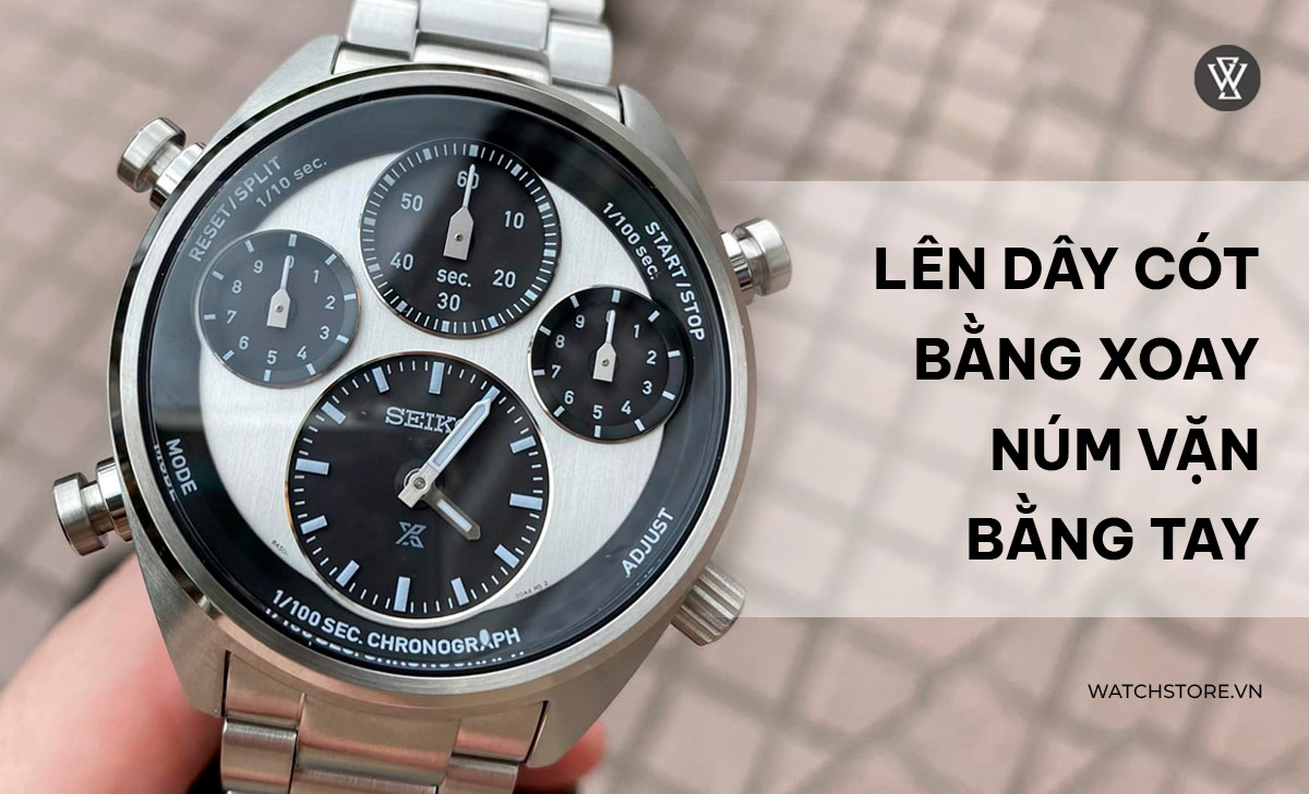 cach len day cot dong ho seiko 5 1