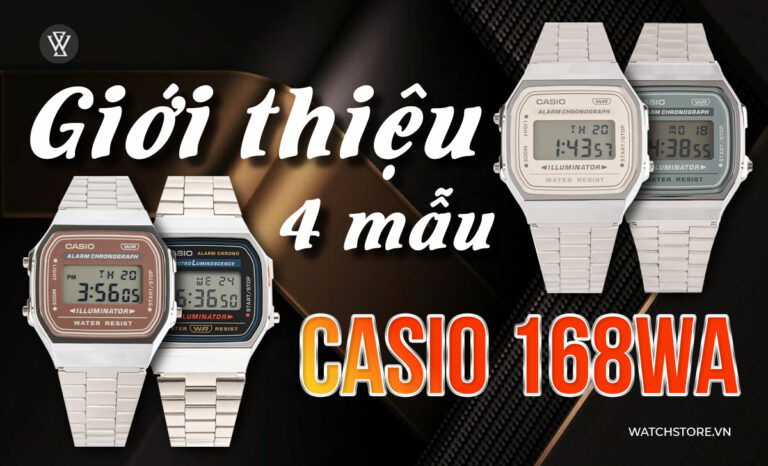 Giới thiệu 4 mẫu Casio A168WA – Tại sao được yêu thích đầu 2024?