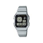 Casio 33.9mm Unisex A130WE-1ADF - Ảnh 1