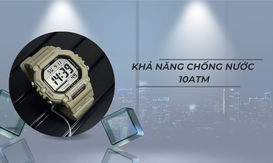 Khả năng chống nước 10ATM
