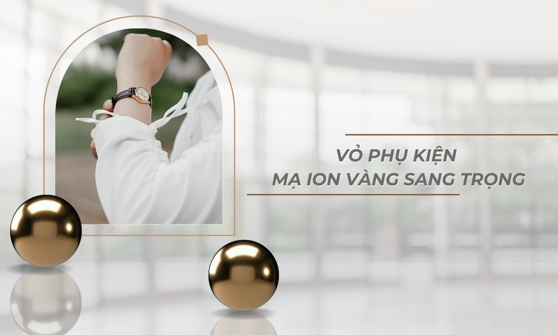 Vỏ mạ vàng sang trọng