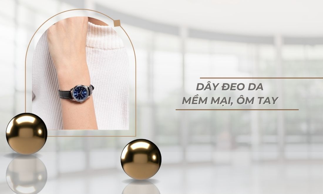 Casio LTP-V005L-2BUDF dây da