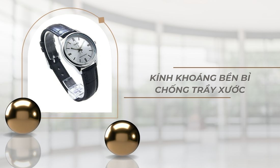 Casio LTP-V005L-7AUDF kính khoáng
