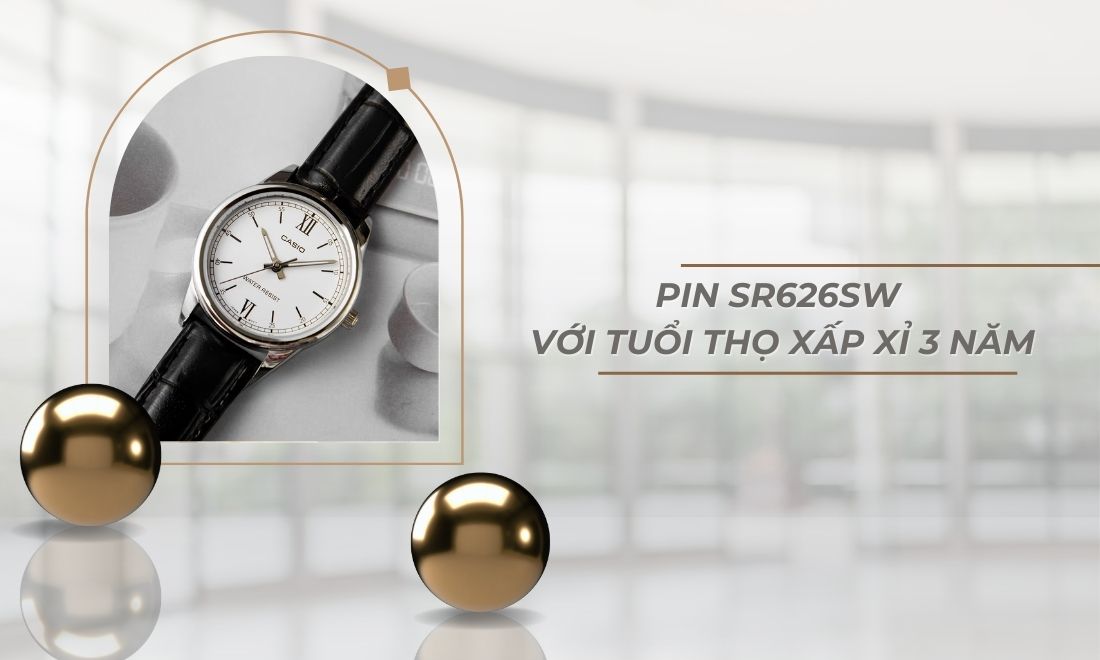 Casio LTP-V005L-7B2UDF pin bền bỉ